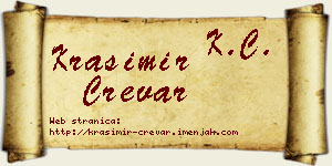 Krasimir Crevar vizit kartica